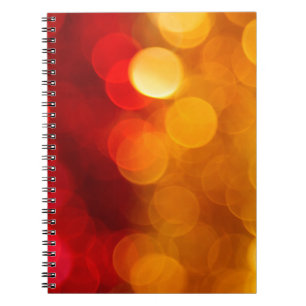 Caderno Espiral desfoque de fundo abstrato