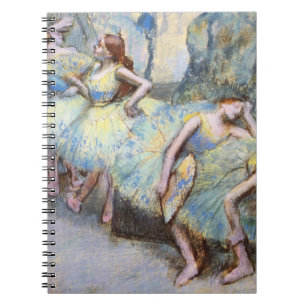 Caderno Espiral Desgaseifique os dançarinos de balé impressionis
