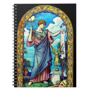 Caderno Espiral Design 1896 do mosaico de Minerva
