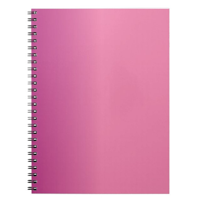 Caderno Espiral Design Abstrato Rosa (Frente)
