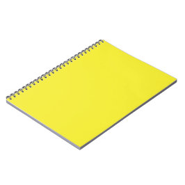 Caderno Espiral Design com fundo amarelo e borda preta