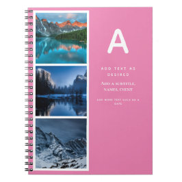 Caderno Espiral Design com texto inicial do Diário próprio