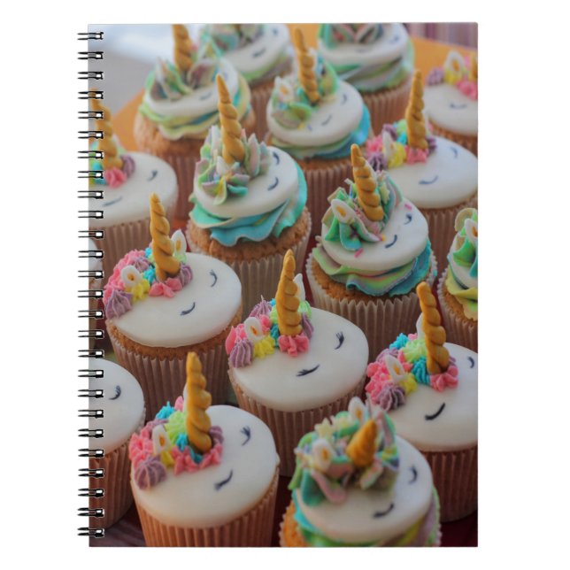 Caderno Espiral Design cupcake (Frente)