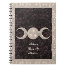 Caderno Espiral Design da Lua Prim do Shadows BOS Grimoire