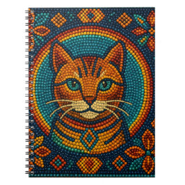 Caderno Espiral Design da tampa do gatinho