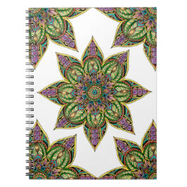 Caderno Espiral Design da terra da mandala