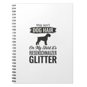 Caderno Espiral Design de amante de cão engraçado com brilho Riese