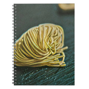 Caderno Espiral Design de amante de macarrão
