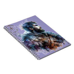 Caderno Espiral Design de Aquarela