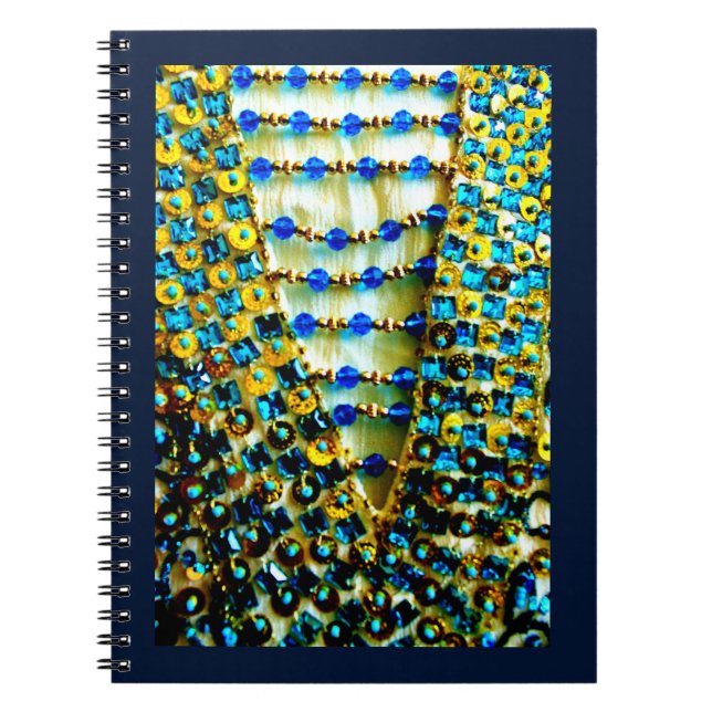 Caderno Espiral Design de Bead árabe (Frente)