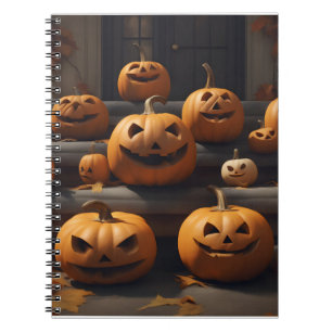 Caderno Espiral design de decoração de halloween