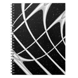 Caderno Espiral Design de Espaço Galáxico