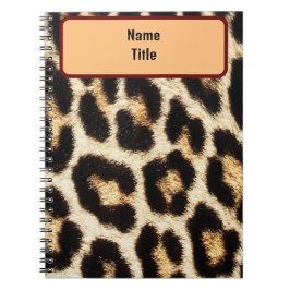 Caderno Espiral Design de Leopardo