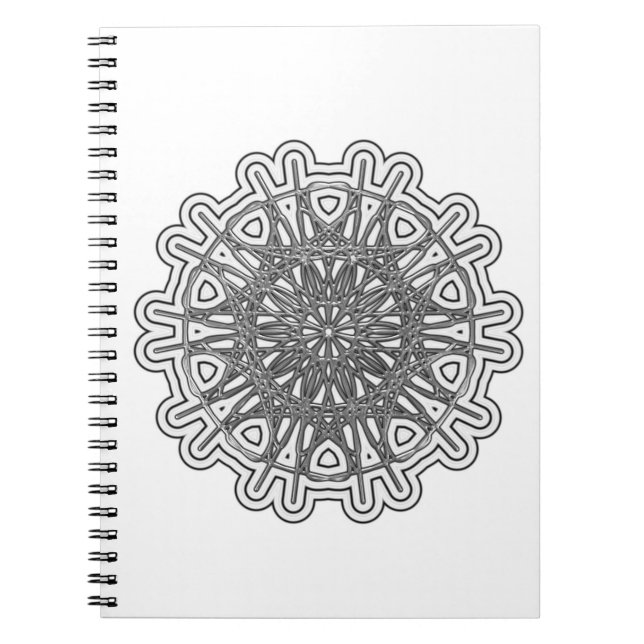 Caderno Espiral Design de Mandala Legal nº 1 (Frente)
