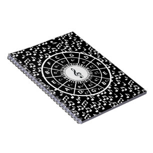 Caderno Espiral design de Música Pensada para o amante da música