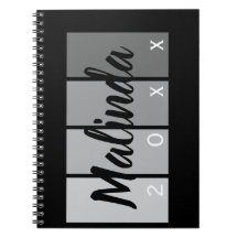 Design de Nome de Script Moderno - Mínimo Preto e