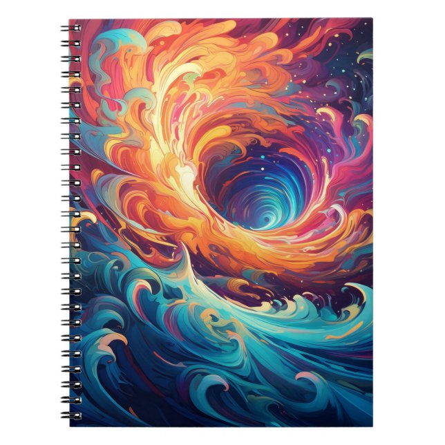 Caderno Espiral Design de notebook Vorex (Frente)