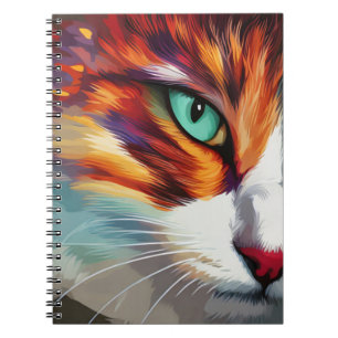 Caderno Espiral Design de Olho de Gato