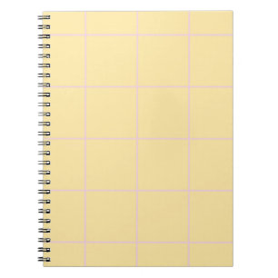 Caderno Espiral Design de padrão de listra vertical em cor suave