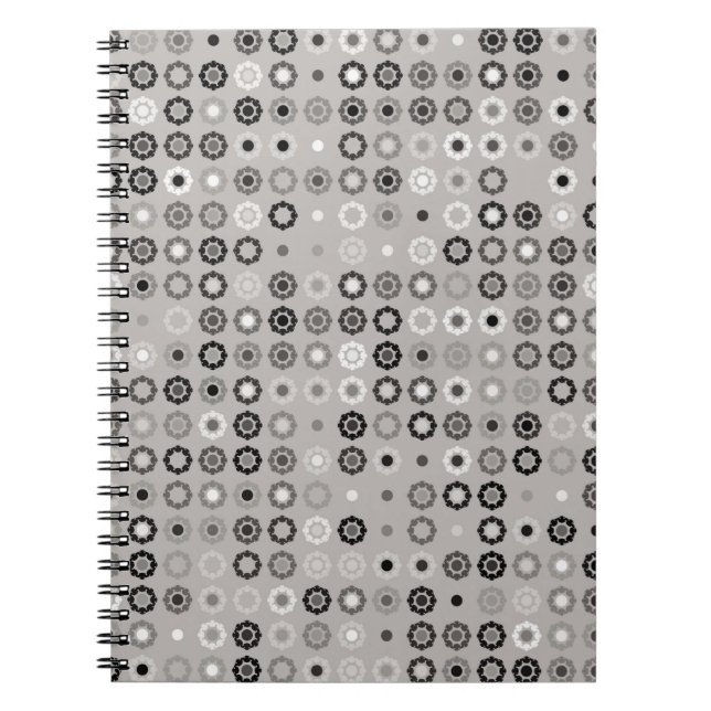 Caderno Espiral Design de padrão geométrico, arte, gráfico de (Frente)