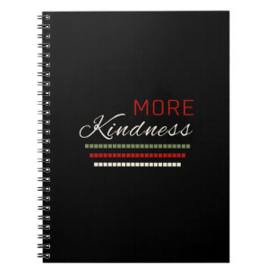 Caderno Espiral Design de texto positivo