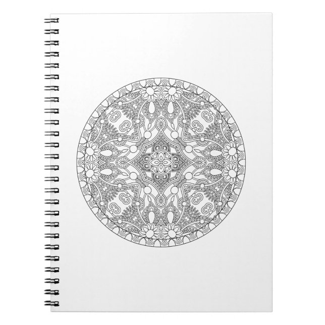 Caderno Espiral Design de Zendala (Frente)