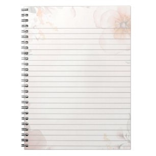 Caderno Espiral Design Floral