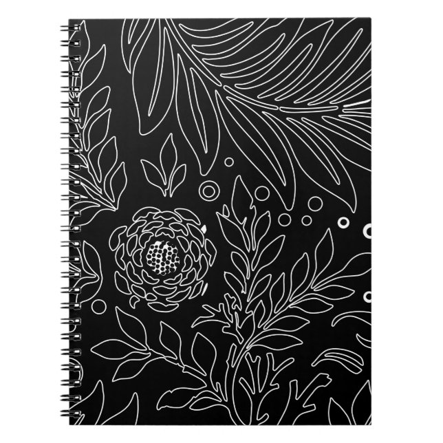 Caderno Espiral Design Floral 31 (Frente)