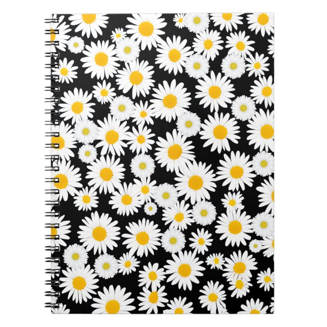 Caderno Espiral Design Floral Cheio (Frente)