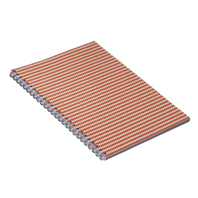 Caderno Espiral Design Geométrico do Ano Escolar Preppy (Lado Direito)