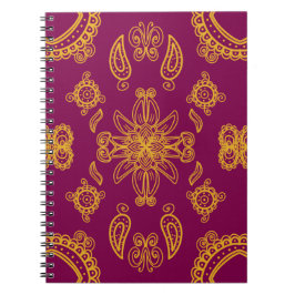 Caderno Espiral Design indien