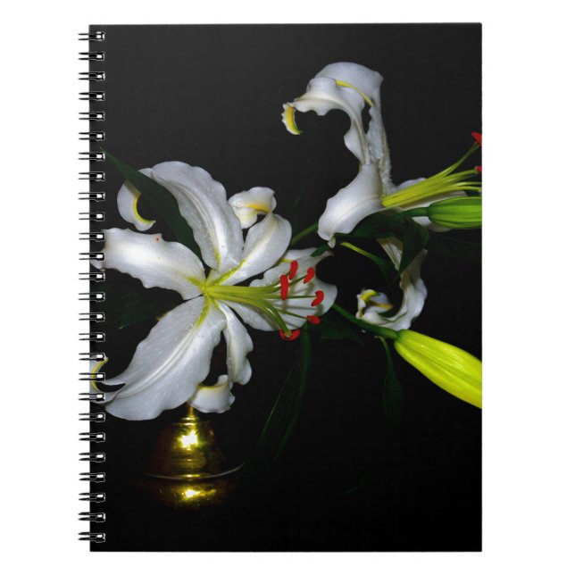 Caderno Espiral Design irlandês e Design de flores (Frente)