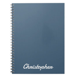 Caderno Espiral Design Minimalista de Uma Cor Elegante