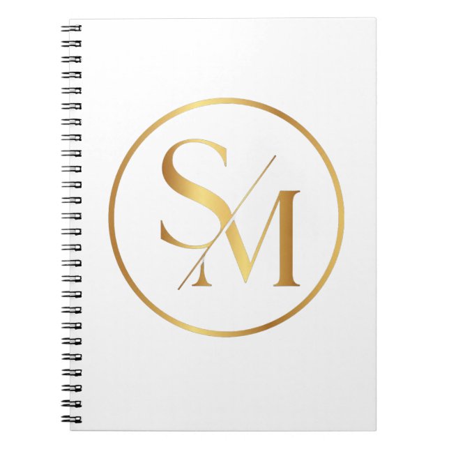 Caderno Espiral Design Moderno Mínimo SM (Frente)
