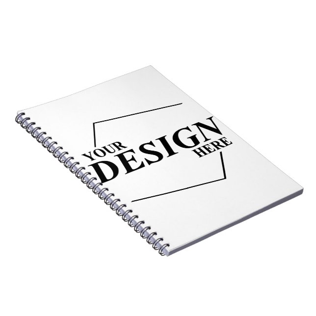 Caderno Espiral Design personalizado Crie seu próprio Modelo (Lado Direito)