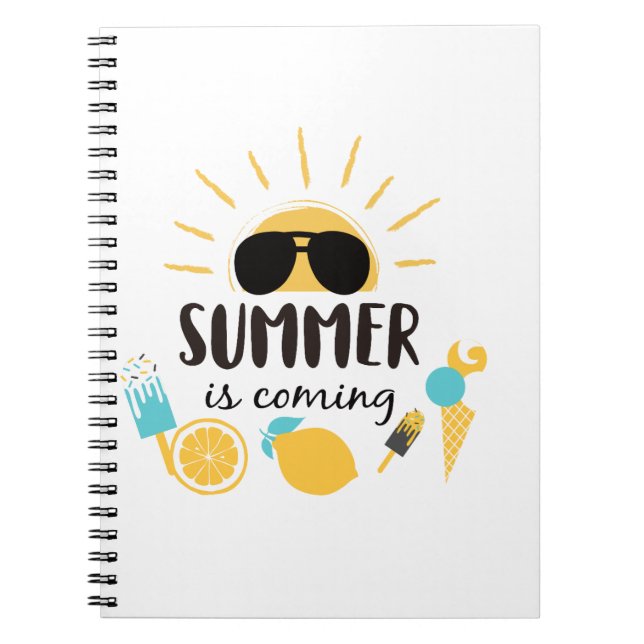 Caderno Espiral Design personalizado de tendências | Presente Pers (Frente)