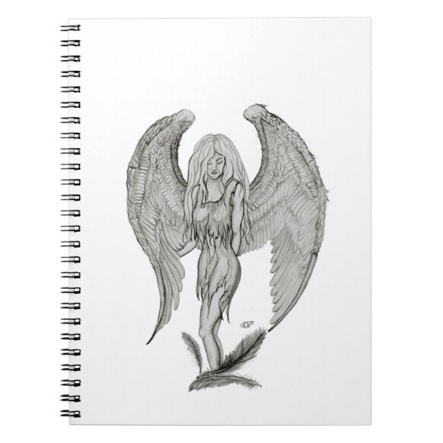 Caderno Espiral Design preto e branco (Frente)