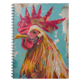 Caderno Espiral DESIGN PS Nature, BoHo Rooster Notebook