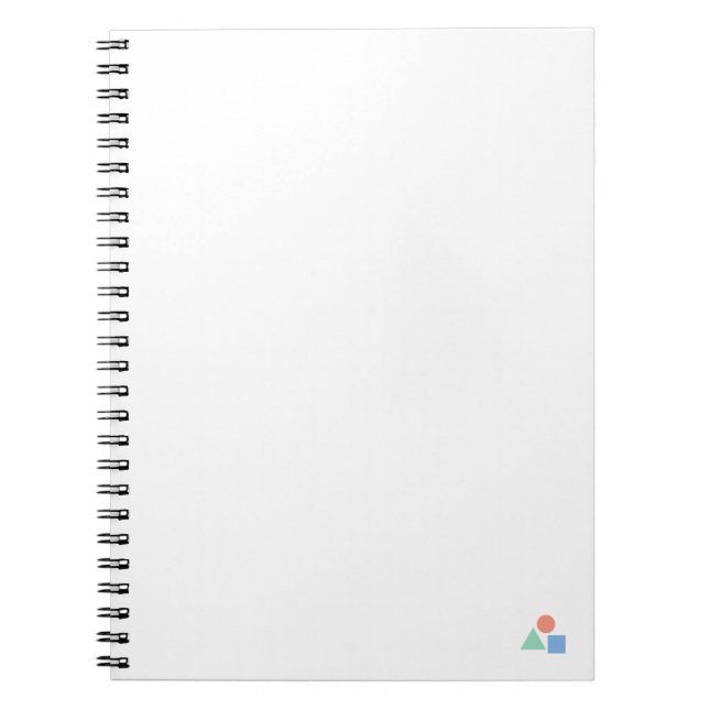 Caderno Espiral Design seu próprio notebook (Frente)