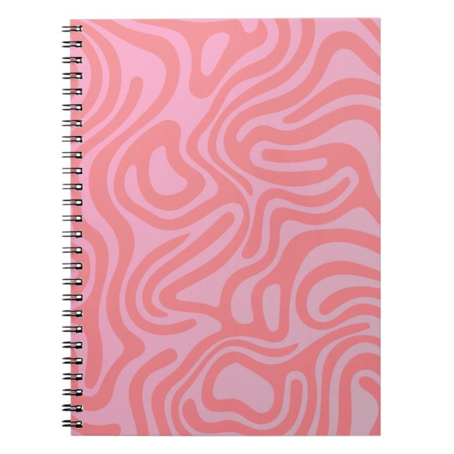 Caderno Espiral Design simple et élégant Carnet spiral abstrait (Frente)