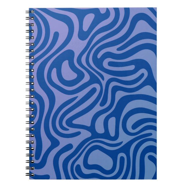 Caderno Espiral Design simple et élégant Carnet spiral abstrait (Frente)