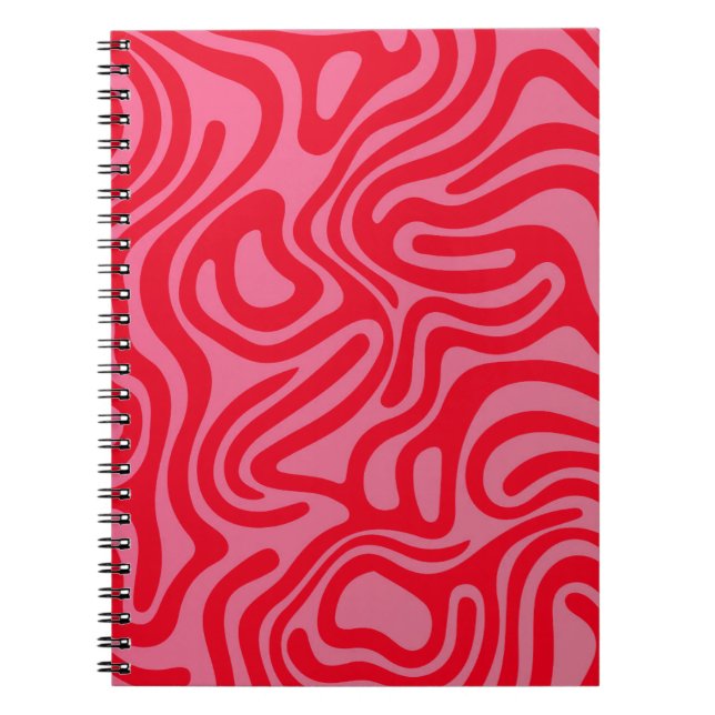 Caderno Espiral Design simple et élégant Carnet spiral abstrait (Frente)