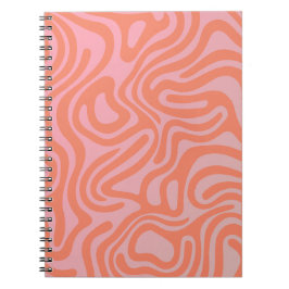 Caderno Espiral Design simple et élégant Carnet spiral abstrait
