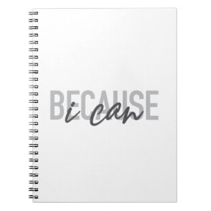 Caderno Espiral Design simples, moderna, legal, urbana Porque eu p