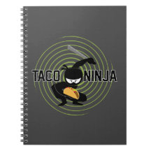 Design Taco Ninja - Notebook Fotográfico Espiral