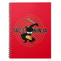 Design Taco Ninja - Notebook Fotográfico Espiral