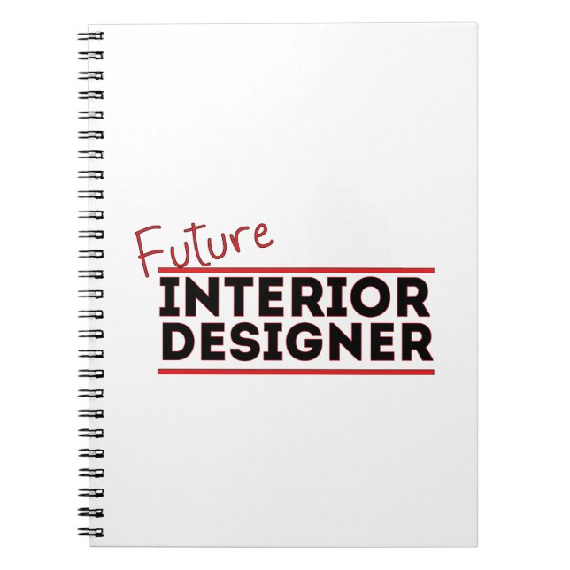 Caderno Espiral Designer do Interior Futuro (Frente)