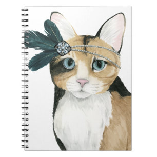 Caderno Espiral Desligar Cat  Cerimônias com penas