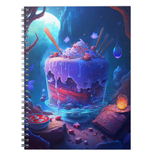 Caderno Espiral DESSERT x DESERT - Deliciosa arte fantasia de bolo