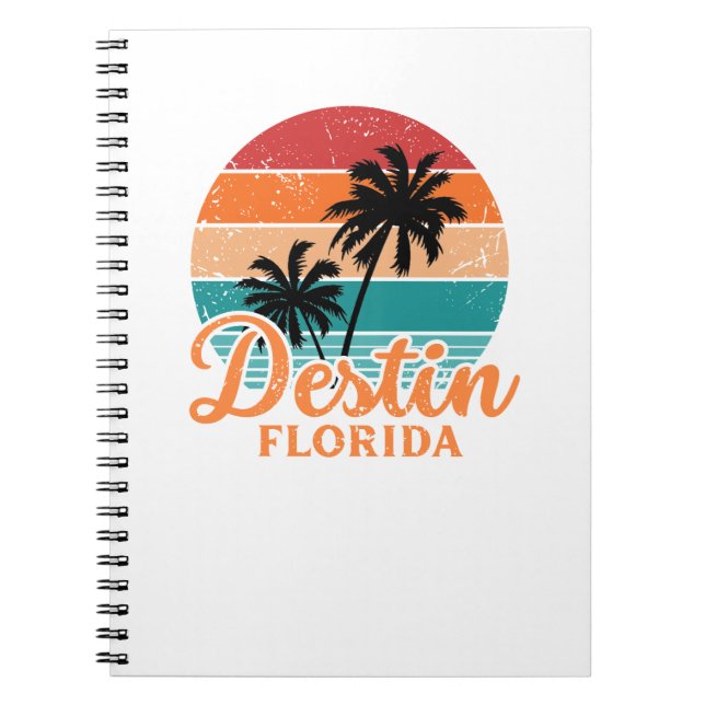 Caderno Espiral Destin Flórida (Frente)